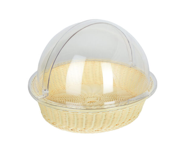 Round Bufftet Basket with Cover