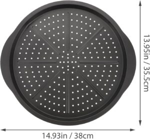 Pizza Baking Pan Perforated 38cm