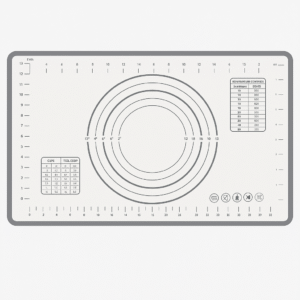Silicone Mat for working with Dough 42x28cm